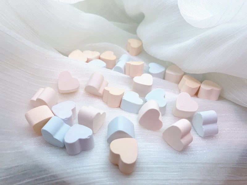 手作 爱心扩香石 小小心意 - 香薰/精油/线香 - 其他材质 多色