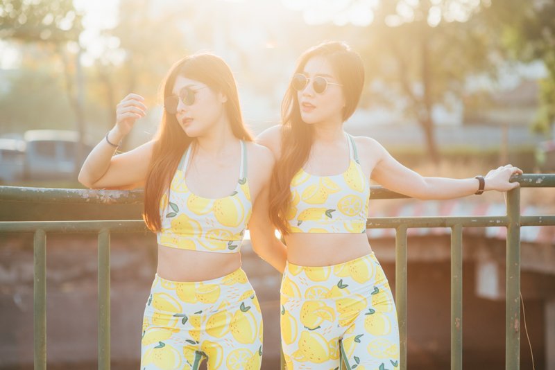 FreshLemon Active Set - Lemon (Yellow) - 女装运动衣 - 其他人造纤维 