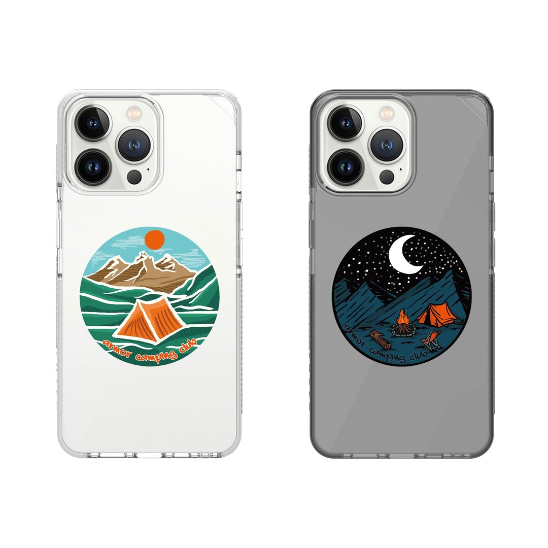 【山系系列】ARMOR iPhone 印花电话保护壳_露营_2 - 手机壳/手机套 - 其他材质 