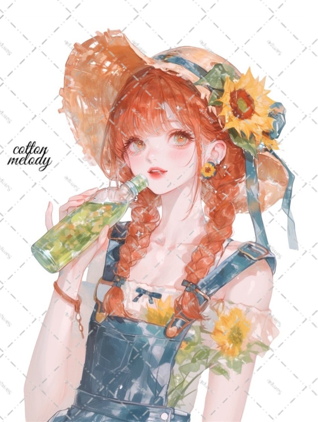 原创贴纸 No.6164 人物贴纸 原创贴纸 人物贴纸 女孩贴纸 原创人物贴纸 - 贴纸 - 纸 