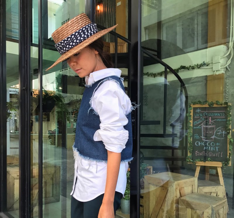 Marron Hat - 帽子 - 植物．花 咖啡色