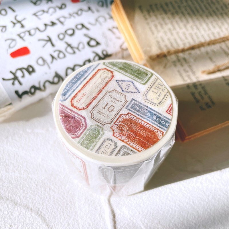 标签－5cm和纸胶带(割型、带离型纸) - 纸胶带 - 纸 