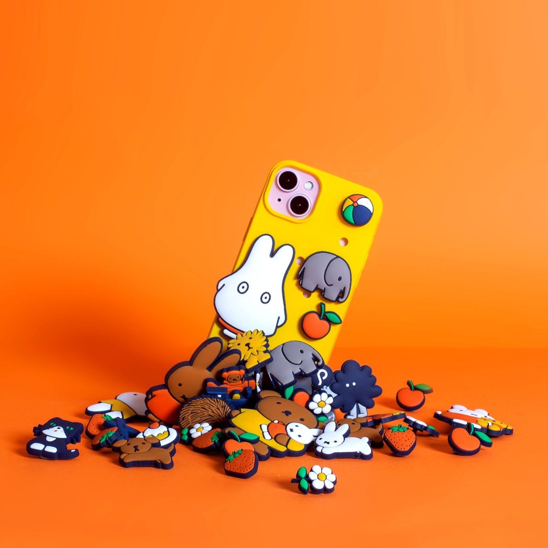 【Pinkoi x miffy】miffy 扣饰 3 粒装 - 手机配件 - 塑料 