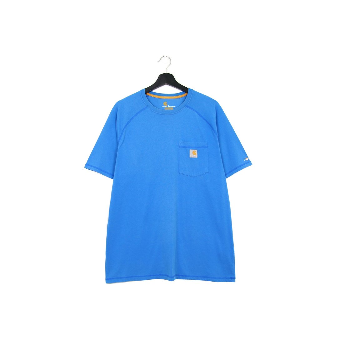 Back to Green::Carhartt水蓝左方口袋男女皆可穿vintage t-shirt - 男装上衣/T 恤 - 棉 