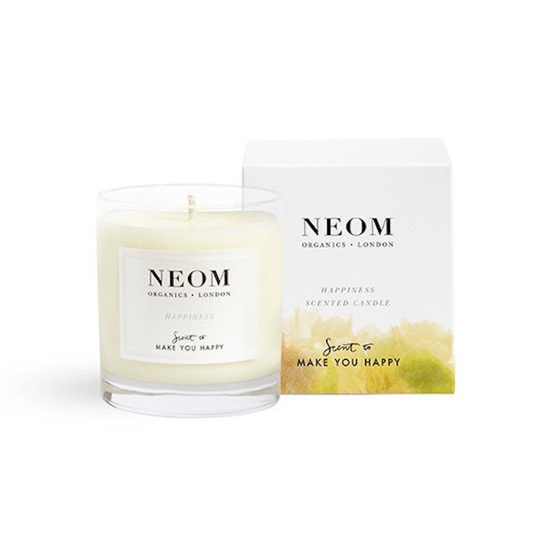 【质感香氛】NEOM 幸福愉悦香氛蜡烛 － 185g - 蜡烛/烛台 - 玻璃 