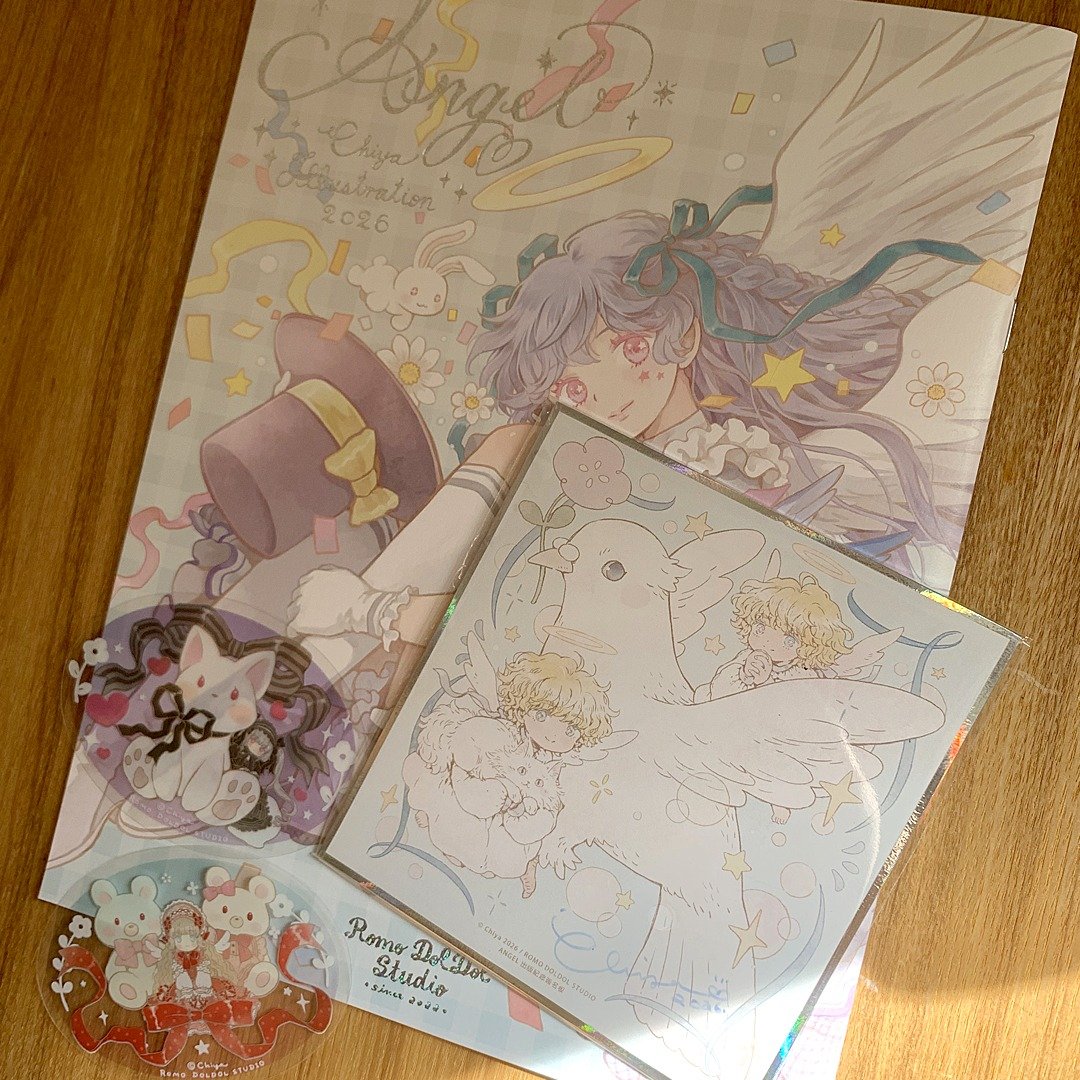 Chiya 2026天使主题插图册 ANGEL - 刊物/书籍 - 纸 透明