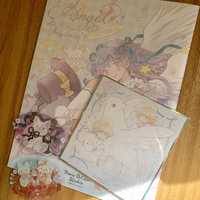 Chiya 2026天使主题插图册 ANGEL - 刊物/书籍 - 纸 透明
