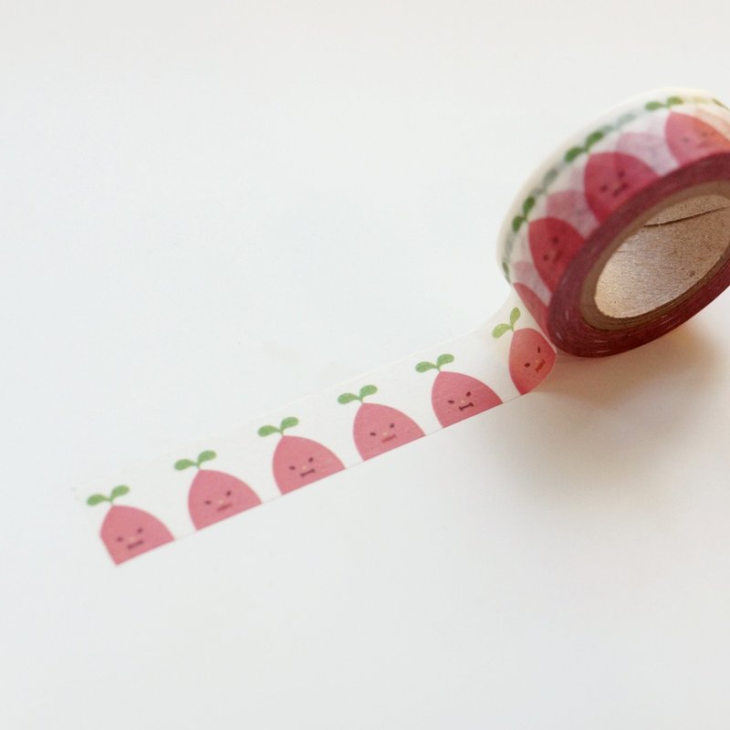 Wanggooma表情包纸胶带 ver.2 - 纸胶带 - 纸 粉红色