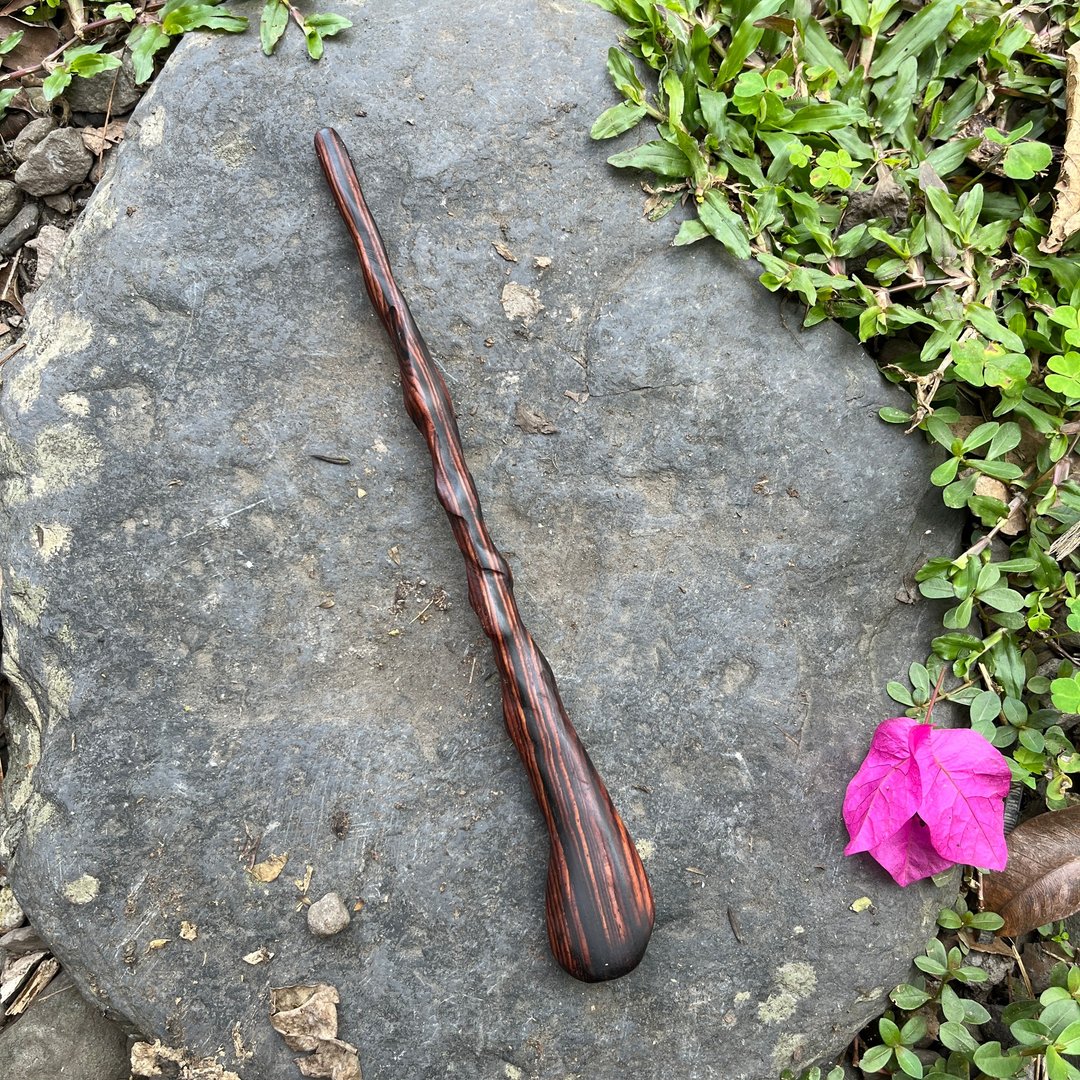 我制杖　魔杖　辉热蕊　战术短杖　手工魔杖　指挥棒　法杖 - 摆饰 - 木头 紫色