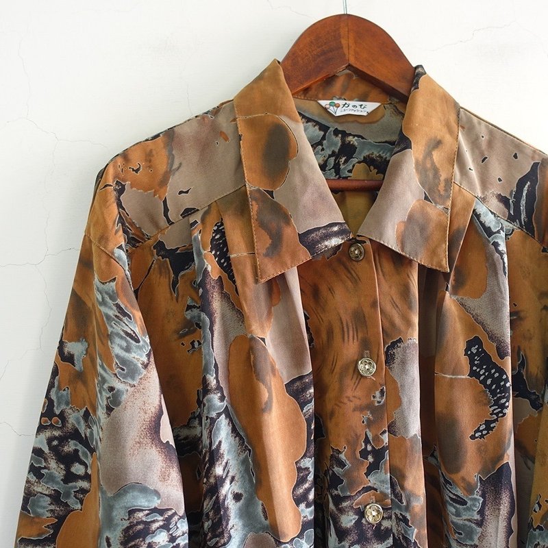 │Slowly│风景/古着衬衫 │vintage.复古.文艺 - 女装衬衫 - 聚酯纤维 多色