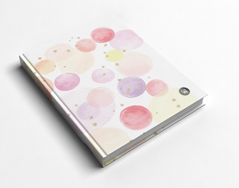 洛可可草莓 WELKIN手创 手工书/笔记本/手帐甜蜜粉红泡泡 - 笔记本/手帐 - 纸 