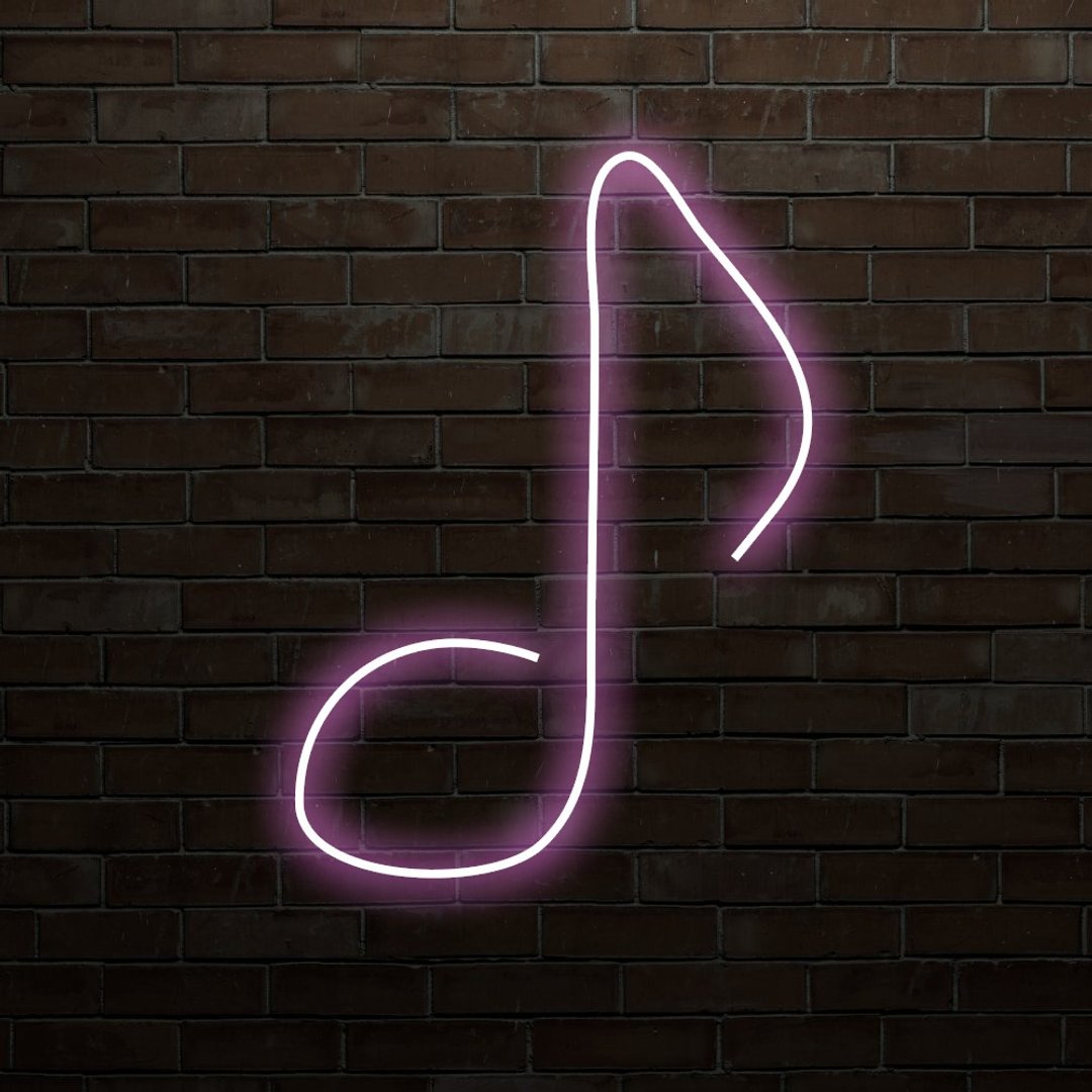 音乐霓虹灯Music LED发光字Neon Sign装饰广告招牌Logo - 灯具/灯饰 - 压克力 透明