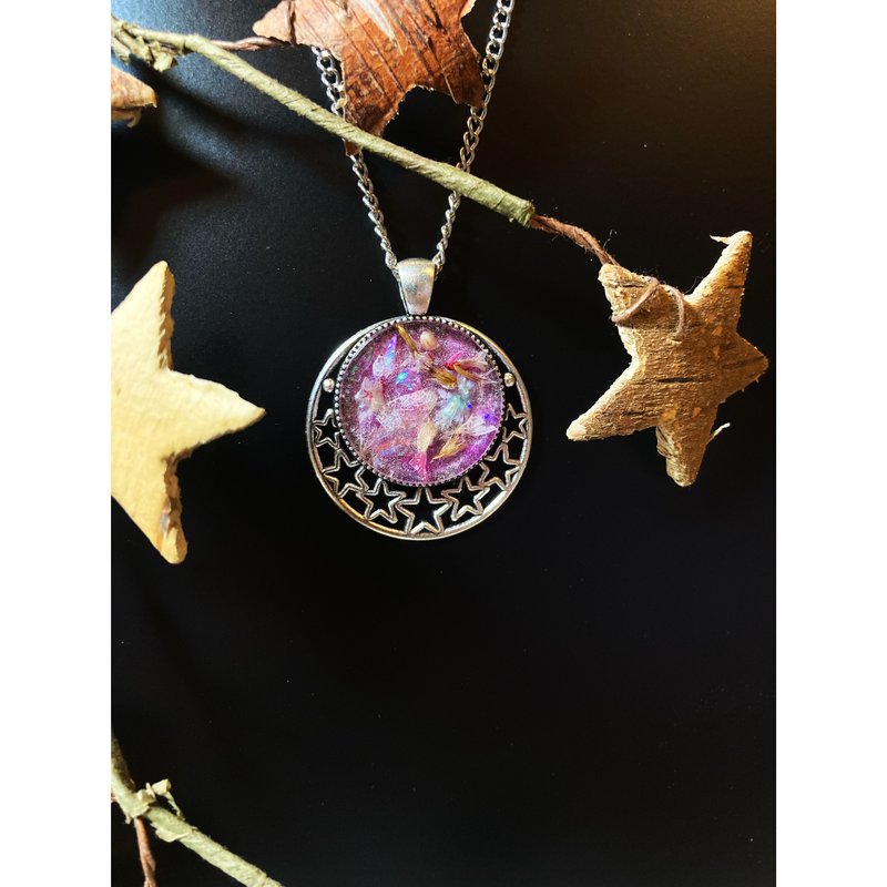 星星坠饰项链 - 项链 - 其他金属 紫色