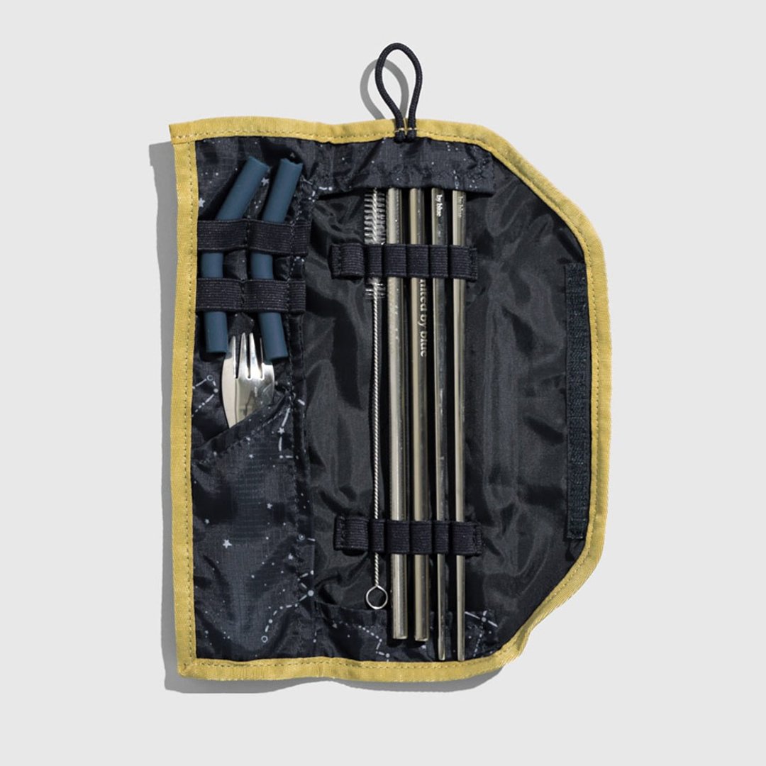 United by Blue 防泼水餐具收纳包组 Utensil Kit 814-038 - 厨房用具 - 不锈钢 蓝色