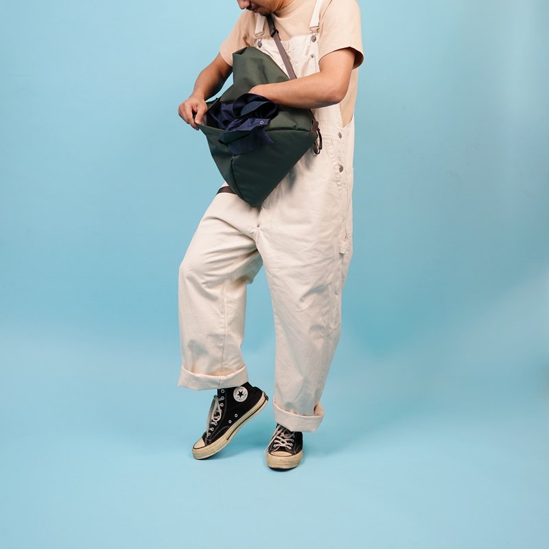 hellolulu 大容量防水后背包  NASH (罗勒绿) 电脑笔电双肩背包 - 后背包/双肩包 - 聚酯纤维 绿色