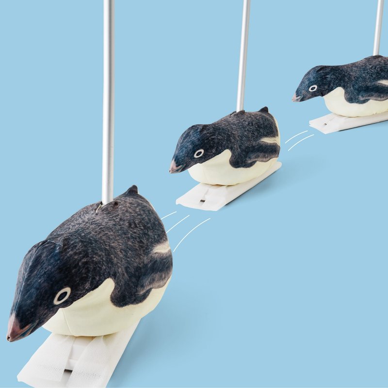 【满额送新年手帐】【YOU+MORE!】 滑溜溜企鹅拖把套 - 其他 - 聚酯纤维 