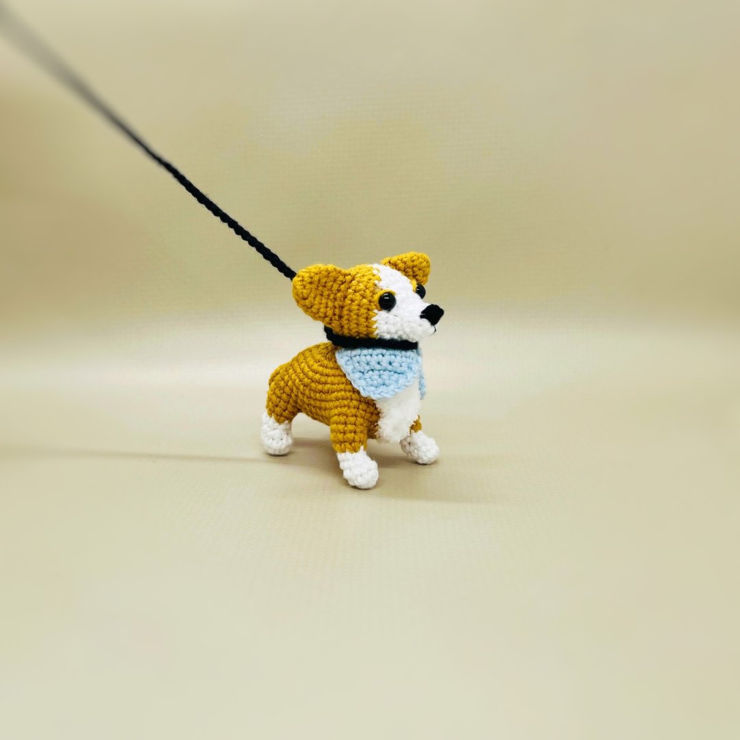钩针柯基犬, 钩针柯基犬图案, 阿米古鲁米柯基犬, 钩针狗图案 - 手工艺教程/工具书 - 其他材质 