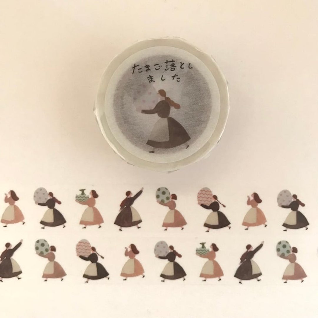 蛋掉了 屏蔽胶带 - 纸胶带 - 纸 白色