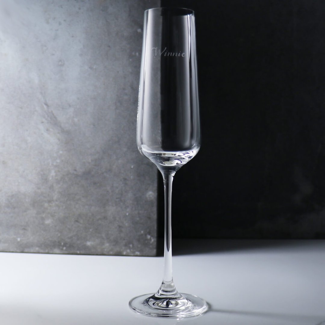 270cc 香港【Lucaris无铅水晶】香槟酒杯 手工定制化 - 酒杯/酒器 - 玻璃 透明