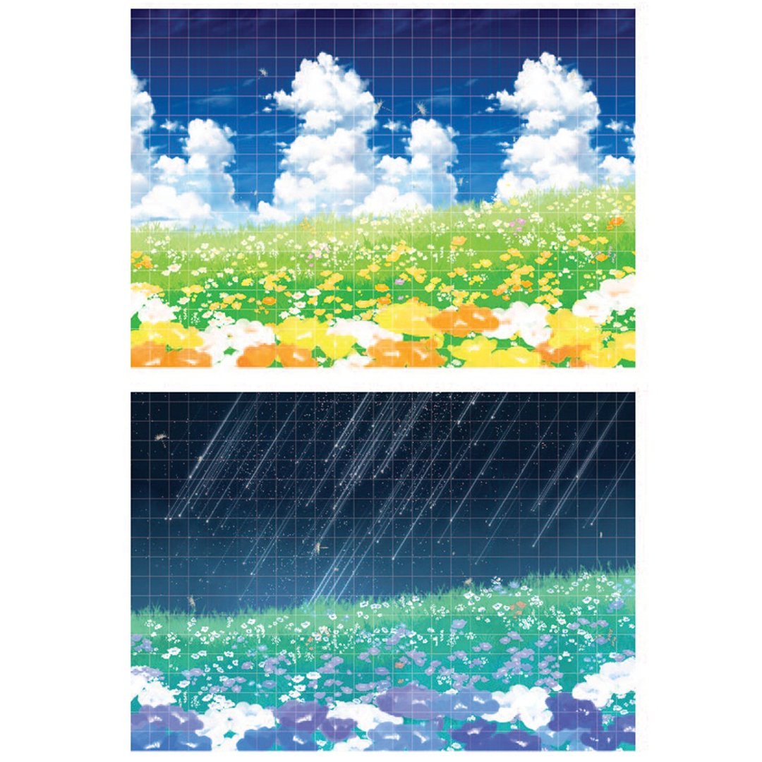With flowers 100 sheets A4 Double Sided design paper (soranhan haru) - 包装材料 - 纸 