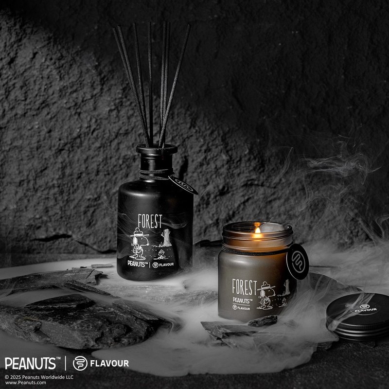 FLAVOUR  PEANUTS联名 / 香氛蜡烛 / 宠物友善 /  符合欧盟规范 - 蜡烛/烛台 - 玻璃 