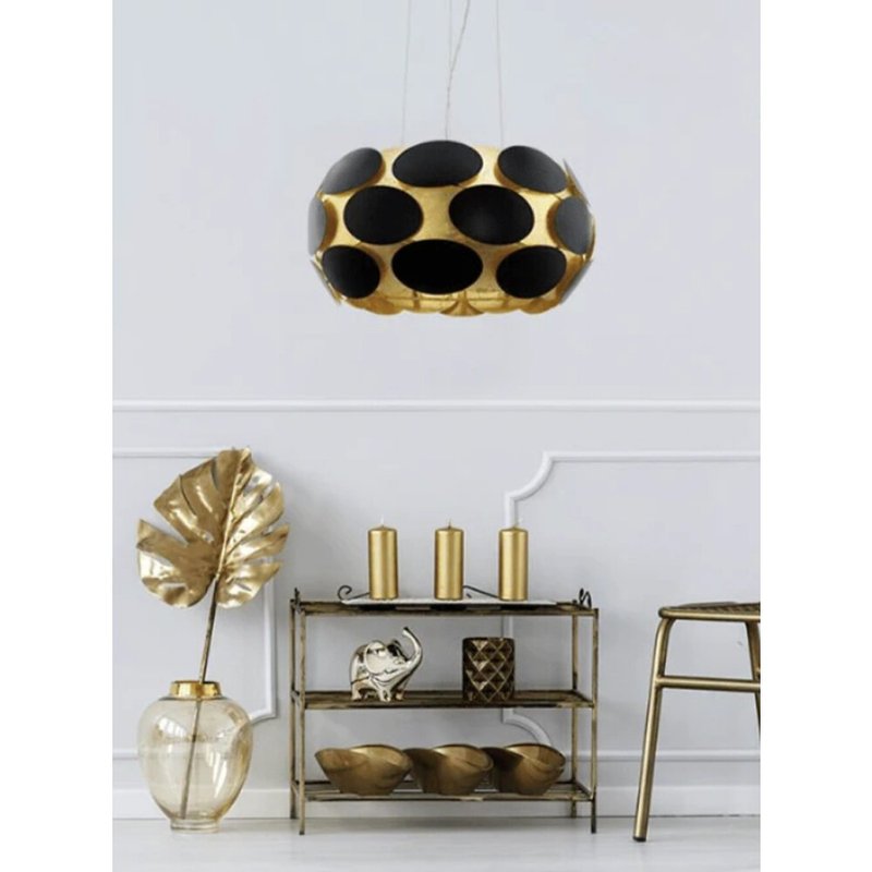 【圣诞礼物】EGLO奥地利灯饰 | 北欧风手工金箔吊灯 | 黑金艺术灯 - 灯具/灯饰 - 其他材质 金色