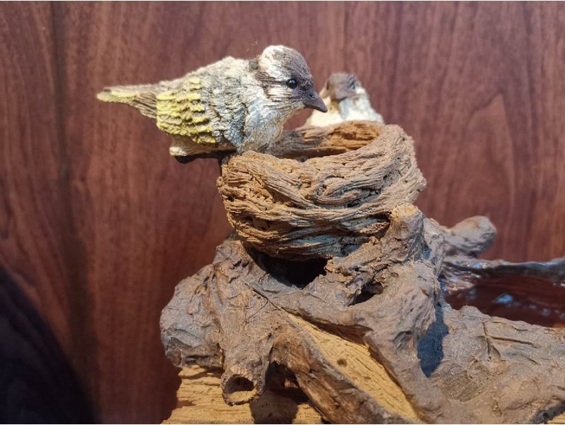 【纯手工陶瓷】白头偕老花器 - 花瓶/陶器 - 陶 卡其色