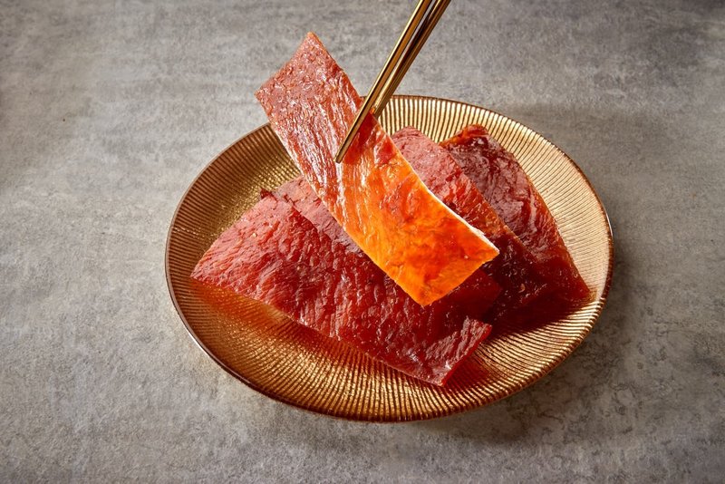 【滋美珍肉干店】招牌猪肉干180g/300g - 肉干/肉松 - 其他材质 红色