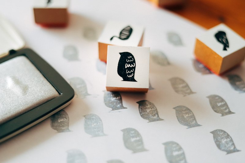 企鹅印章/Atelier系列 - 印章/印台 - 木头 