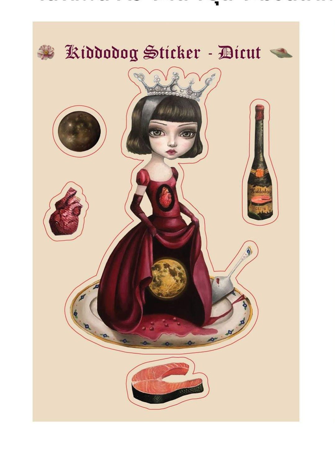 Sticker Di-Cut A6 - The Cake Princess - 贴纸 - 塑料 多色