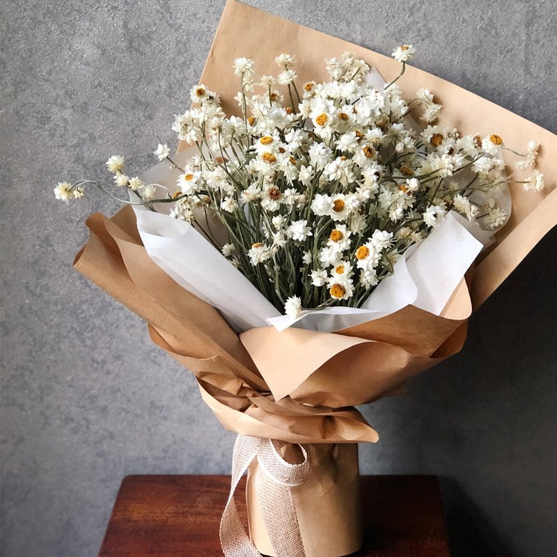 清新治愈 洋甘菊干燥花束 | 疫情祝福 生日首选 | 台北可自取 - 干燥花/捧花 - 植物．花 蓝色