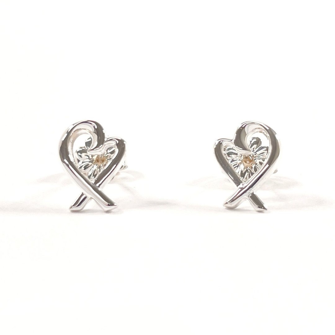 【日本直送 绝美二手】蒂芙尼 TIFFANY&Co. 耳环 Loving Heart Paloma Picasso 银 925 饰品 已抛光翻新 - 耳环/耳夹 - 纯银 银色
