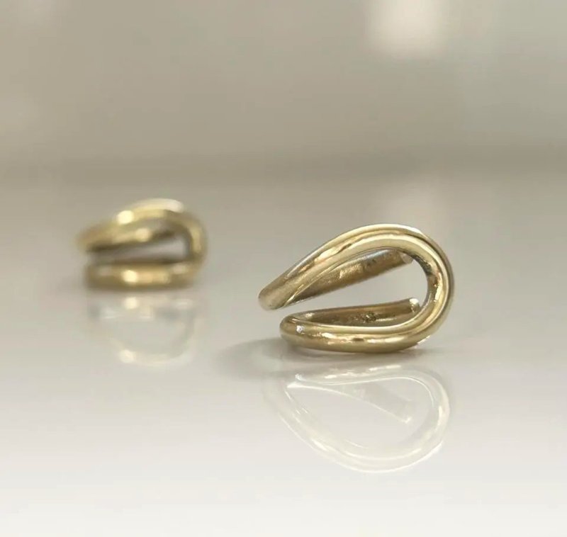 耳扣“beans” - 戒指 - 其他金属 金色