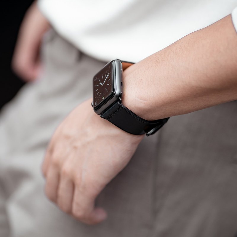 限量特优惠价格 | Apple watch 手工真皮表带 (已预制-中码) - 表带 - 真皮 