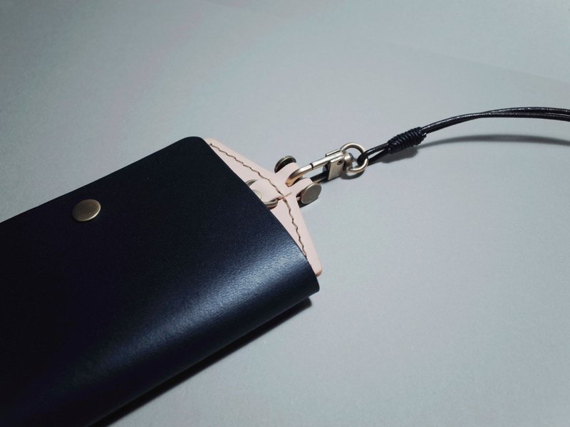 意大利植鞣革 / 证件夹 / 识别证套  定制化礼物 - 证件套/卡套 - 真皮 蓝色