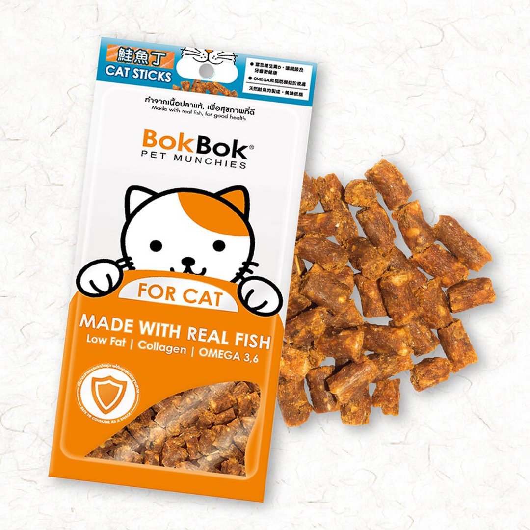 宠物零食 猫咪 鲑鱼丁35g 饲料 - 猫罐头/鲜食 - 其他材质 