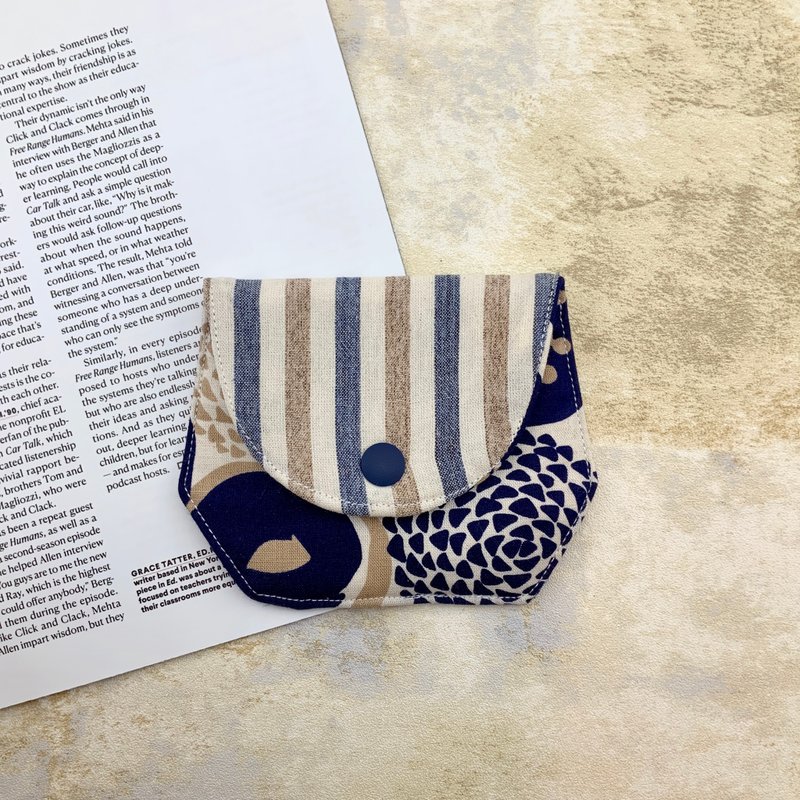 纯棉可爱零钱包/耳机印章钥匙收纳 - 零钱包 - 棉．麻 