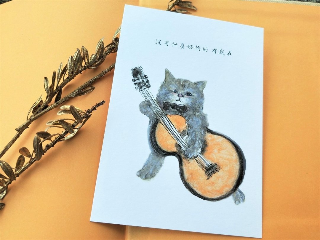 Postcard/万用明信片/明信片/手绘 - 卡片/明信片 - 纸 白色