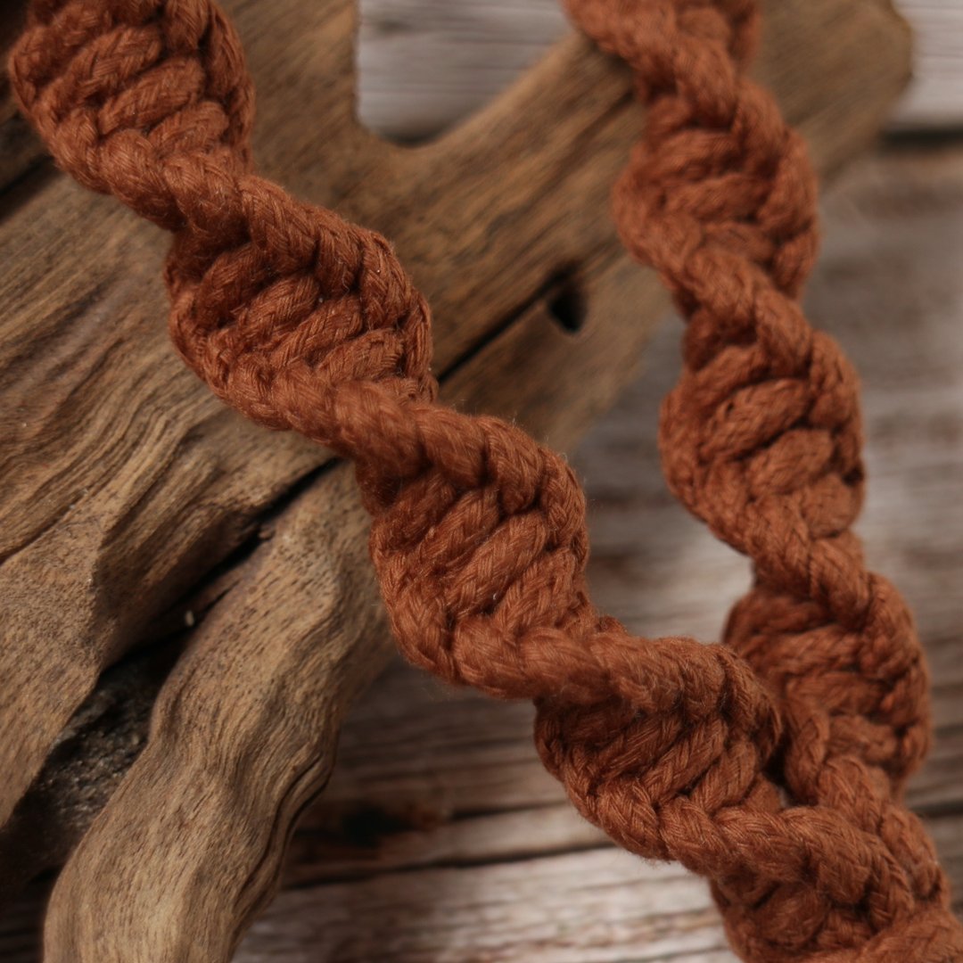 Macrame 咖啡色系 手机挂绳 手机绳 编织 手机腕带 包包吊饰 钥匙 - 挂绳/吊绳 - 棉 