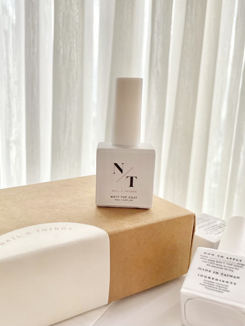 雾面光疗胶 UV TOP COAT-Matte 雾面封层胶 需搭配美甲机烤干 - 其他 - 树脂 透明