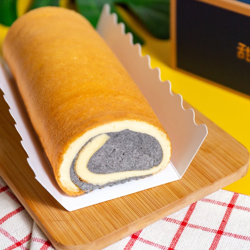 生乳卷/无加糖无淀粉甜点/芝麻 - 蛋糕/甜点 - 新鲜食材 咖啡色