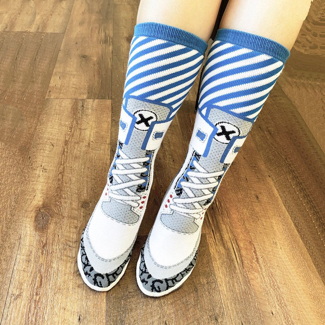 推荐【SOCKS 鞋型袜】限量MJ3│中筒袜 男袜 女袜 | 交换礼物 - 袜子 - 其他材质 