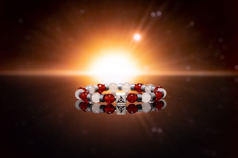 【惊门赤】 |  石榴石  |  水晶手链 | 突破界限 - 手链/手环 - 水晶 