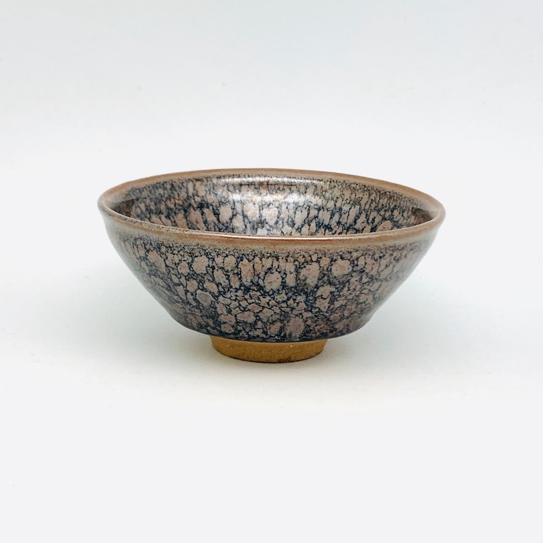 油滴天目釉茶碗 - 茶具/茶杯 - 陶 咖啡色