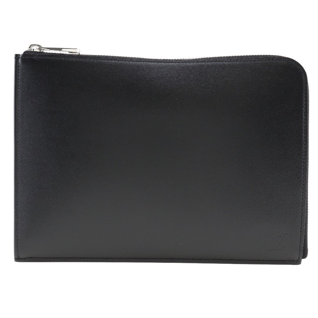 【日本直送】路易威登 LOUIS VUITTON Pochette Jour PM  વાપરવા માટે સરળ ક્લચ બેગ Nomade R99303 小牛皮 Noir 黑 中性【二手】 - 手拿包 - 真皮 黑色