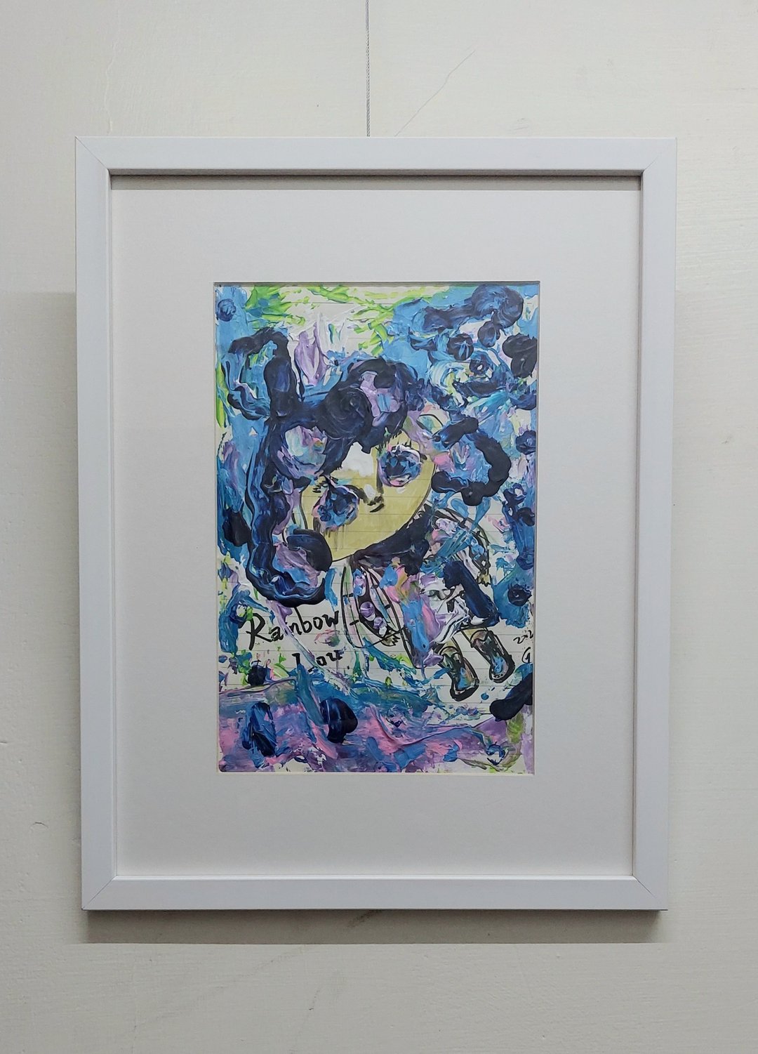 原画 彩虹露 - 海报/装饰画/版画 - 纸 蓝色