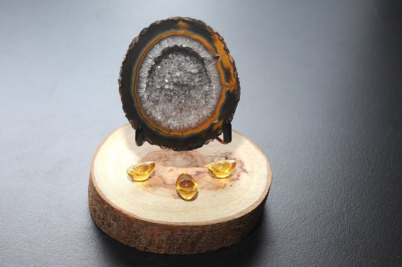 战国玛瑙聚宝盆(agate) 矿石/水晶/睡眠/开运/招财/避邪/消除压力 - 摆饰 - 水晶 