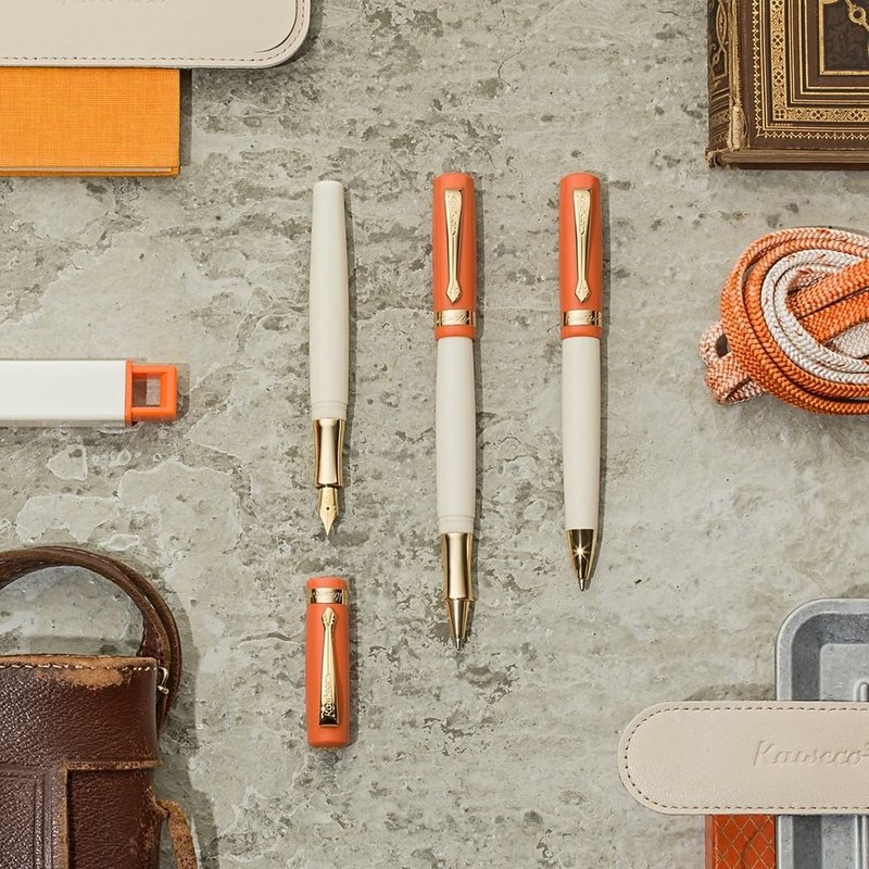 德国KAWECO STUDENT系列钢珠笔70's Soul 橘 - 钢珠笔 - 压克力 橘色
