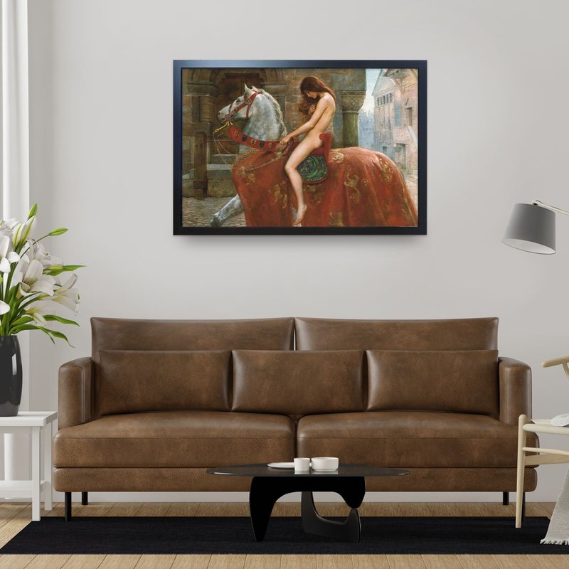 【戈黛娃夫人】约翰•柯里尔/画芯/博物馆级艺术微喷/复制画 - 海报/装饰画/版画 - 纸 蓝色