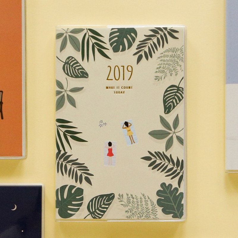 2019日常小品时效周志-06 度假去,E2D16722 - 笔记本/手帐 - 纸 绿色